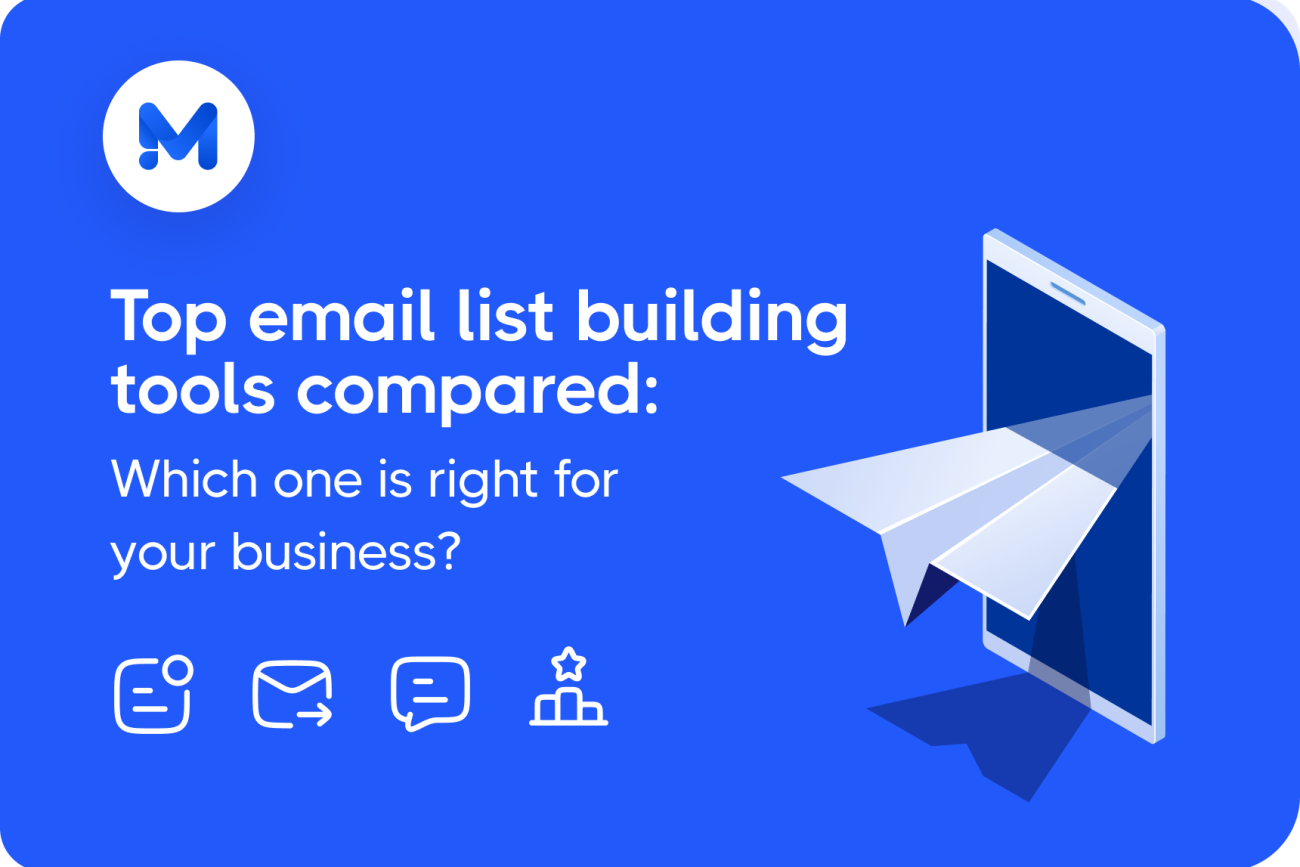 Top email list building tools compared: Which one is right for your business?