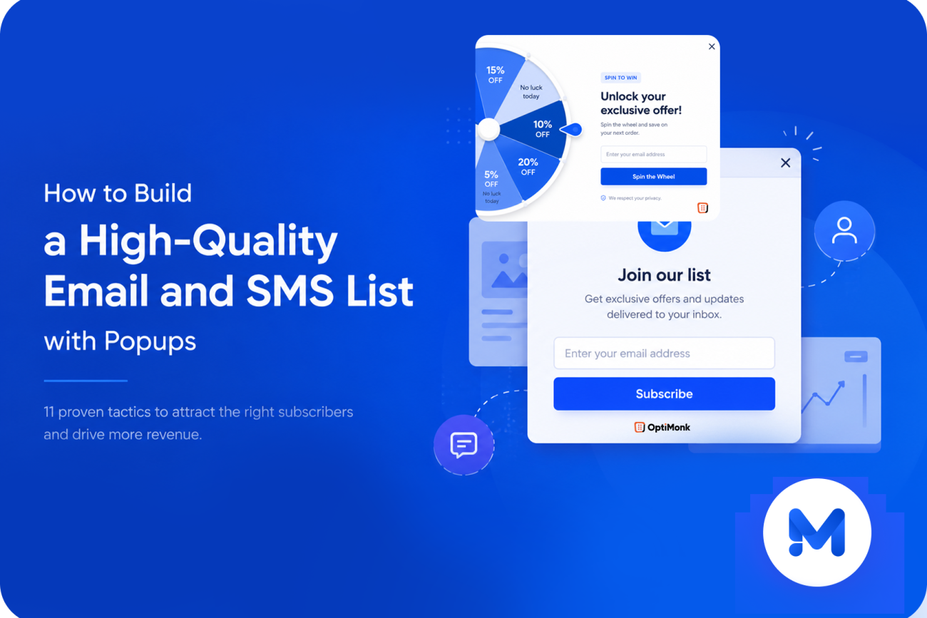 How to Build a High-Quality Email and SMS List with Popups